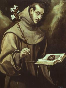 埃爾 格列柯 St. Anthony of Padua 埃爾 格列柯 St. Anthony of Padua
